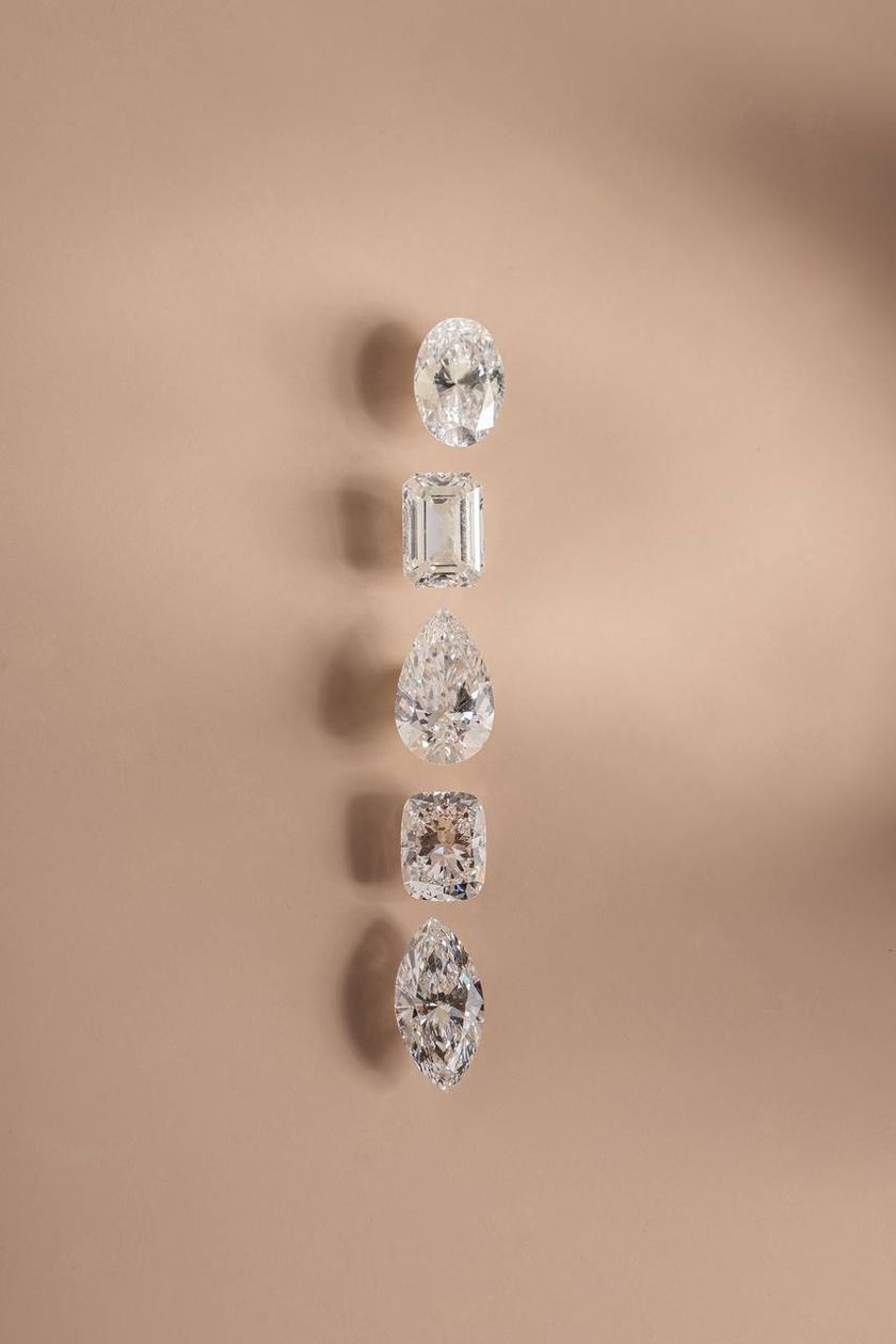 White Diamonds · Mixed Cuts
